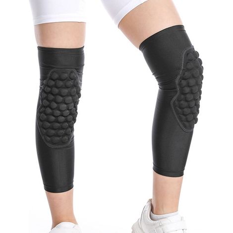 Genouillères de Protection Sport Enfants XL Noir Antichoc Respirantes Légères (1/5)