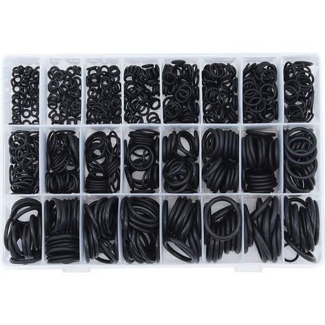 740 Pcs 24 Taille Joint Torique Nitrile Caoutchouc NBR Joint Assortiment Kits, Joint d'étanchéité Joints Toriques (1/5)
