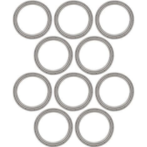 Roulement À Billes S6809Z - Diamètre Intérieur 45 mm - Diamètre Extérieur 58 mm - Épaisseur 7 mm - Pour Pompe À Eau Et Moteur - Lot De 10 (1/5)