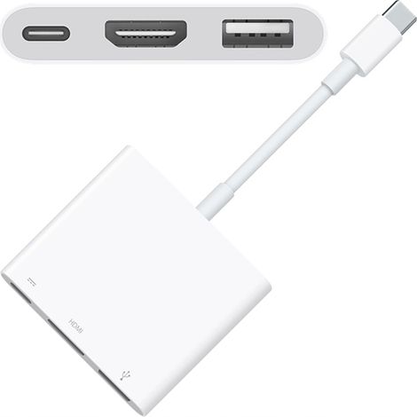 Cable adaptador de CO2 USB-C HDMI HUB 3 en 1 USB TIPO C USB Full HD MHL 4K (1/5)