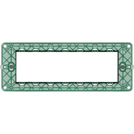 Supporto 7 posti compatibile con Vimar Plana tipo 14617