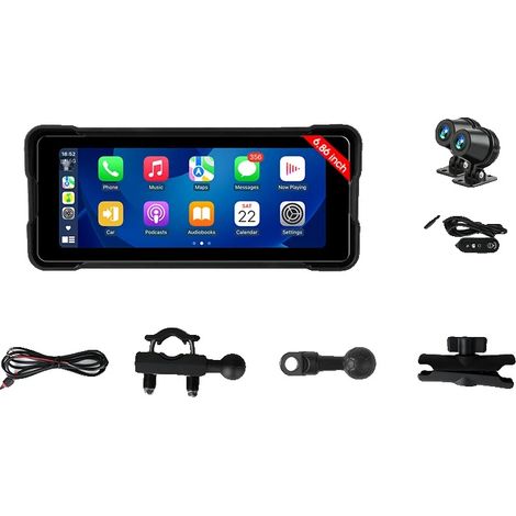 Sistema di navigazione GPS, CarPlay wireless, compatibilità con Android Auto, DVR e controller 2K, senza... (1/2)