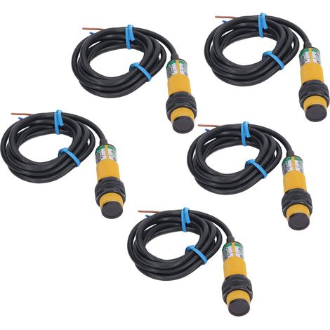 5 Stück Infrarot-Lichtschranken, optoelektronischer Schalter, diffuser Reflexionstyp, 10–36 V DC (1/5)