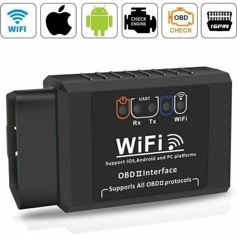 OBD2 Car Diagnostic Tool - OBD WiFi Adapter, Multi-Brand Fault Code Scanner, Engine Diagnostic Tools (1/5)