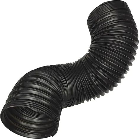 Tubo flessibile di aspirazione dell'aria, tubo flessibile di aspirazione dell'aria universale per auto, ricambi auto, diametro 50 mm, nero
