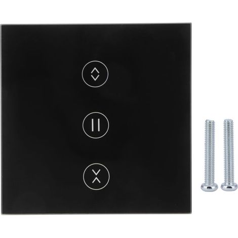 Curtain Switch, Modern Touch Screen Switch, App Remote Control Panel, Compatible with Alexa, AC 95-250V (1/5)