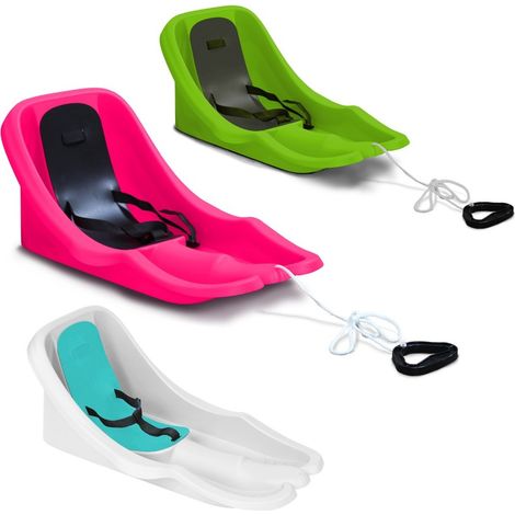 Bob Neve Bambini 74x38 cm con Schienale Alto e Cintura Sicurezza