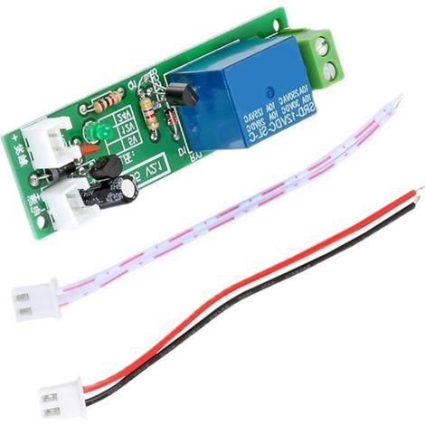 Module relais temporisé compact 12 V 10 A. pour une temporisation (1/5)