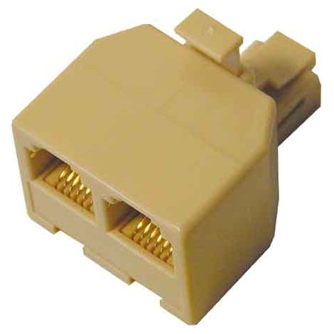ADAPTATEUR TÉLÉPHONIQUE MODULAIRE DOUBLE