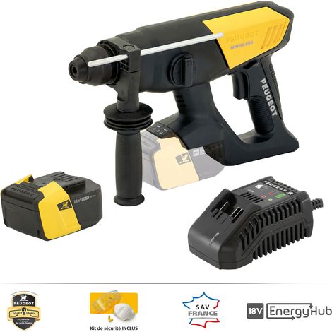 Marteau perforateur BL 18V + chargeur + bat 4,0 Ah (1/5)