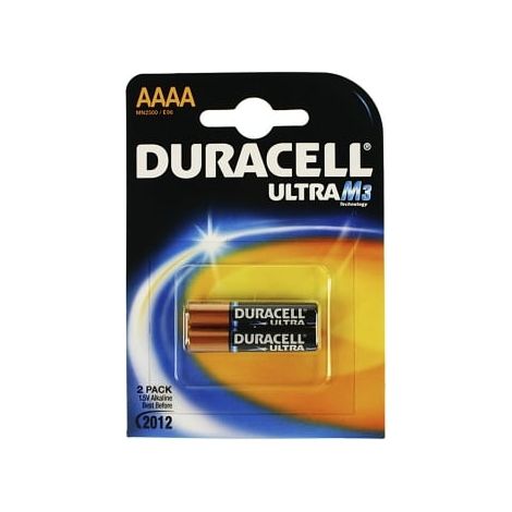 DURACELL ULTRA POWER PILA ALCALINA AAAA MX2500 1,5V BLISTER2