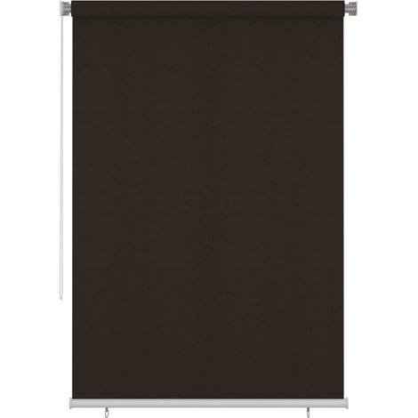 vidaXL Tenda a Rullo per Esterni 165(L)x230(A) cm Marrone HDPE