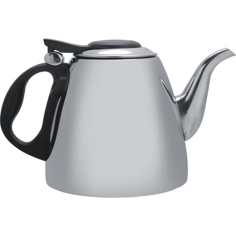 1,2 l/1,5 l Edelstahl-Wasserkocher für Tee und Kaffee, hitzebeständiger Griff, geeignet für Gas- und Induktionsherde, elegante Karaffe (1/5)