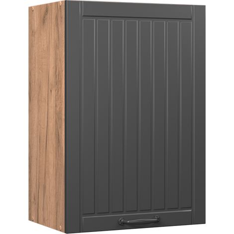Elément haut de cuisine Fame-Line, Gris foncé, 50cm, Vicco