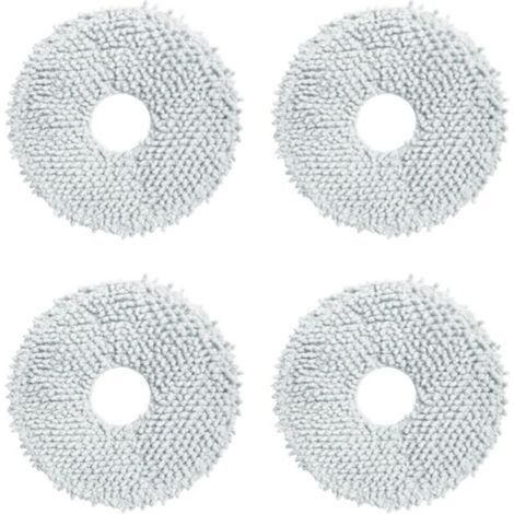 Ecleanfy-Pièces de rechange pour aspirateurs (4 lingettes de nettoyage) compatibles avec les accessoires pour aspirateur robot Dreame Bot L10s Ultra (1/3)
