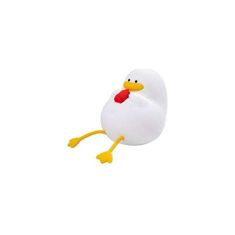 Veilleuse LED en Silicone, chargeur USB, luminosité réglable, lampe en forme de canard doux et mignon avec support pour téléphone, sans chapeau