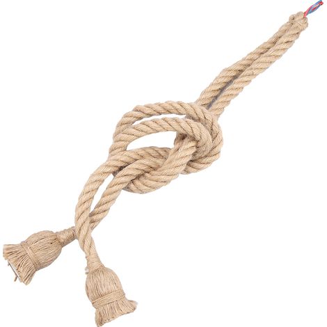 m E27 Vintage Hanfseil Deckenleuchtensockel Pendelleuchtenfassung 85-265V (2Fassung) (1/5)