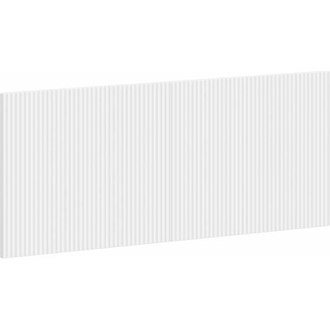 Tête de lit murale ARNHEM Blanc Bois d'ingénierie vidaXL