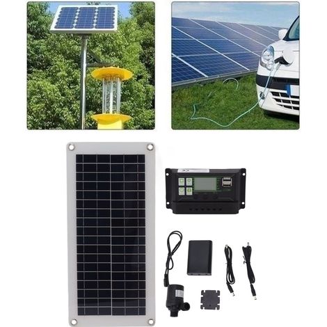 Kit de boîtier de batterie polycristalline 10 W 18 V - Kit écologique et respectueux de l'environnement (1/5)