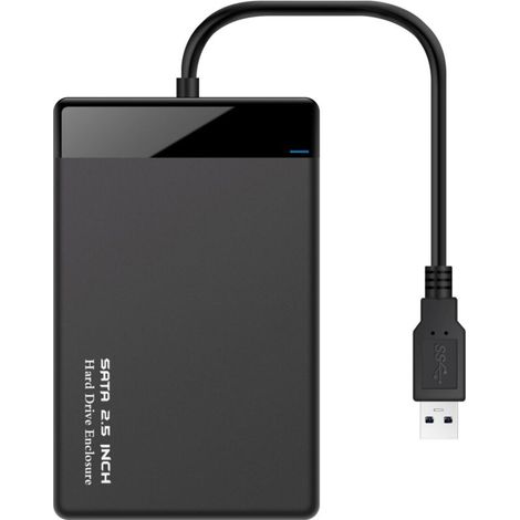 Boîtier externe portable USB 3.0 pour disque dur 2,5" et SSD, boîtier SATA externe (1/5)