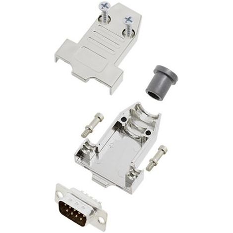 TRU COMPONENTS TCDTNT09MDMPK 7709080 Kit embase SUB-D mâle 180 ° Nombre de pôles: 9 fût à souder 1 p (1/2)