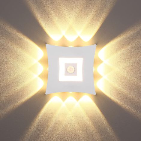 EASYCOMFORT Applique Murale Extérieur 18W LED avec Détecteur de Mouvement PIR - Étanche IP65, Aluminium, Blanc Chaud (Jardin) (1/5)