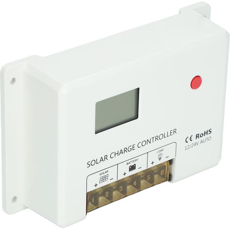 Solarladeregler mit LCD-Display, einstellbaren Ladeparametern, 12V/24V MOS-PWM-Solarladeregler, 40A (1/5)