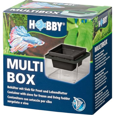 Hobby Multibox 10 x 10 x 6 cm - Futterbehälter mit Sieb (1/2)
