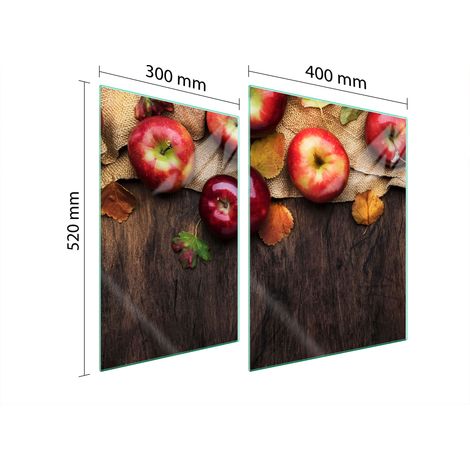 PLACA PROTECTORA DE VIDRIO PARA ESTUFA 70x52 MANZANAS (1/5)