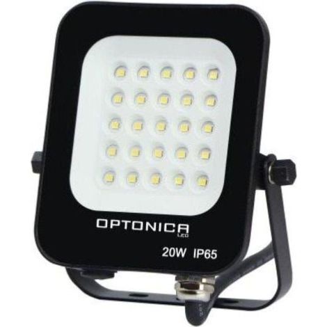 Projecteur LED Extérieur SMD 20W IP65 Noir - Unité / Blanc Neutre - SILUMEN (1/4)