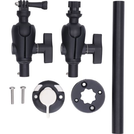 Kit de fixation pour caméra avec pince réglable, support léger pour kayak, ensemble de montage pour bateau (1/5)
