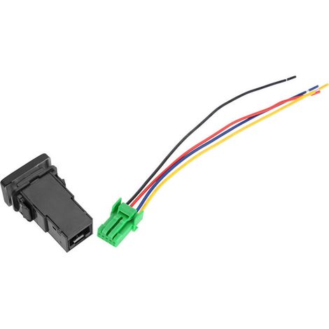 Bouton-poussoir Universel 12V 4 Pôles avec Voyant Lumineux de Fond à LED avec Fils Conducteurs pour 2006-2011. (1/4)