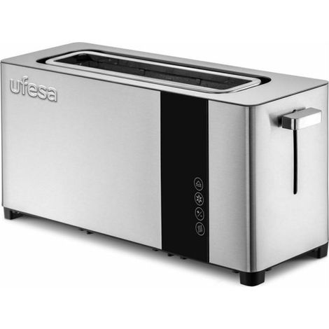 Ufesa Plus Deluxe 1050W Toaster schwarz-weiß