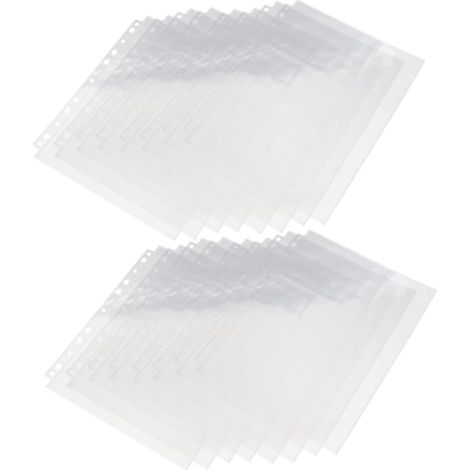 50 Pochettes D'album Photo Transparentes A4 9 Compartiments Pages pour Classeur 3 Anneaux Porte-Cartes Photo sans Acide 7,5 X 10 Cm Stockage et Protection pour Collection (1/5)