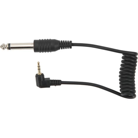 Câble de synchronisation universel pour appareil photo numérique, plaqué or, connecteur mâle 2,5 mm vers 6,35 mm pour haut-parleur et guitare. (1/5)