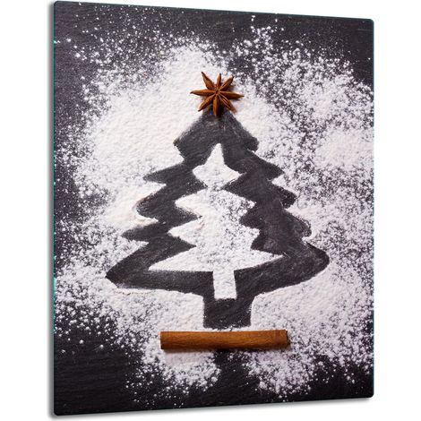 GLASPLATTE TISCHPLATTE 40x52 WEIHNACHTEN (1/5)