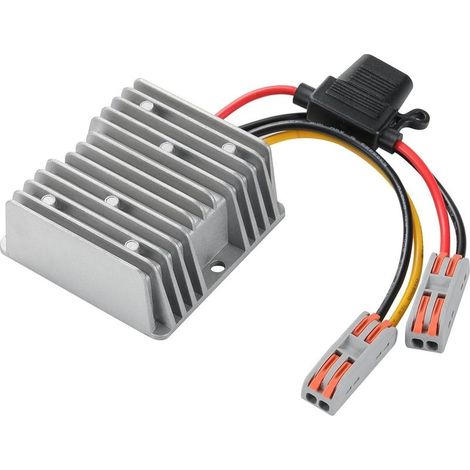 Abaisseur de Tension 24V à 12V, Transformateur 24v 12v réducteur de Tension 20A 240W avec Fusible étanche (1/5)
