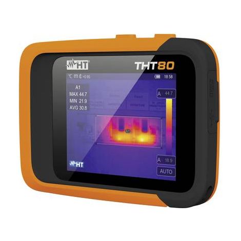 Caméra thermique HT Instruments THT80 -20 à +550 °C 25 Hz appareil photo numérique intégré, WiFi, Écran tactile (1/2)