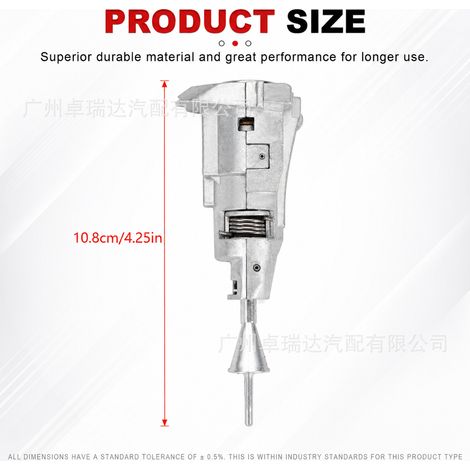 The lock cylinder 2H0837168 + 2 keys are convenient for the Volkswagen Amarok Phaeton port lock 2H0837168. (1/4)