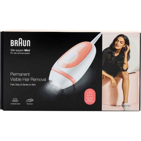 Braun PL1000 Silk-expert Pro 1, weiß/flamingo