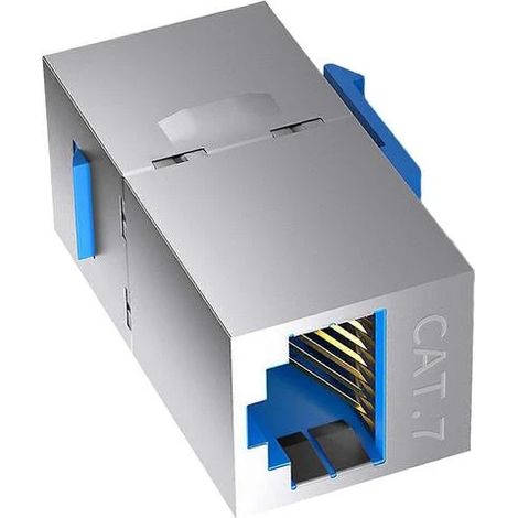 Connecteurs RJ45 blindés compacts transmission de données 10 Gbit/s pour l’extension de panneaux réseau et la gestion des câbles multicolore (1/5)
