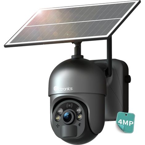 4MP 4g Caméra Exterieur sans Fil, Solaire, Batterie 10400 mAh (1/5)