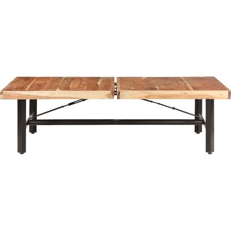 Maison Exclusive - Tavolino da Salotto 142x90x42 cm in Legno Massello di Acacia (1/5)