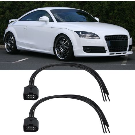 Zwei 6-polige Kabelstecker, 1J0 973 733, für VW VAG Audi TT MK2. (1/5)