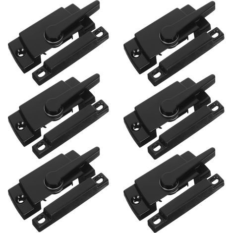 6 ensembles Lot de Serrures Coulissantes Acier Robuste pour Fenêtres à Guillotine et Coulissantes Verrou de Sécurité à Action à Came Fermeture Étanche pour Protection Renforcée (1/5)