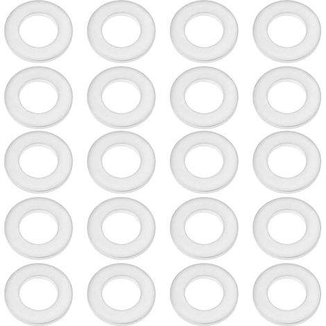 Lot de 20 joints de bouchon de vidange d'huile compatibles avec Ninja H2 SX (ZX1002PPFNN)/W800 (EJ800EPFNN) OE 92065-097 Diamètre extérieur 22 mm Diamètre intérieur 12 mm Hauteur 2 (1/5)