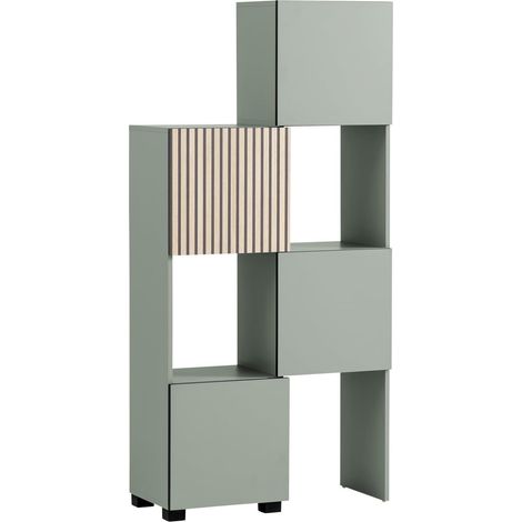 Étagère coulissante, Pistache, 44,8 à 76,0 x 33,1 x 165,1 cm (1/5)