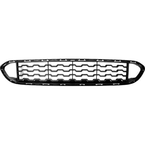 Grille inférieure de pare-chocs avant, plastique ABS durable, ajustement parfait pour véhicule de luxe, comme indiqué (1/2)