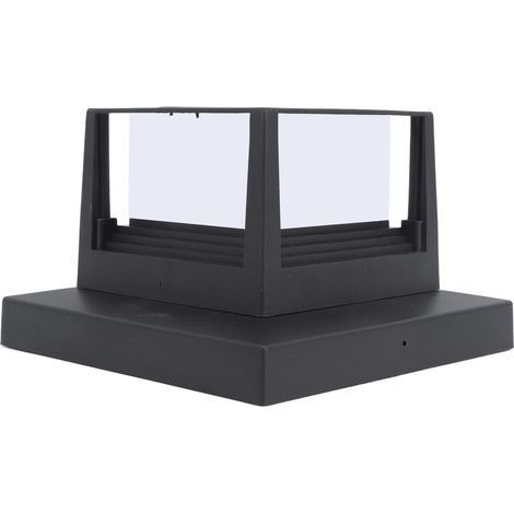 Lumière Extérieure de Chapeau de Poteau de Clôture pour le Ménage de Jardin d'abs pour la Place pour la Lumière de Poteau pour les Lumières Menées de Poteau de Lumière de Jardin (1/5)