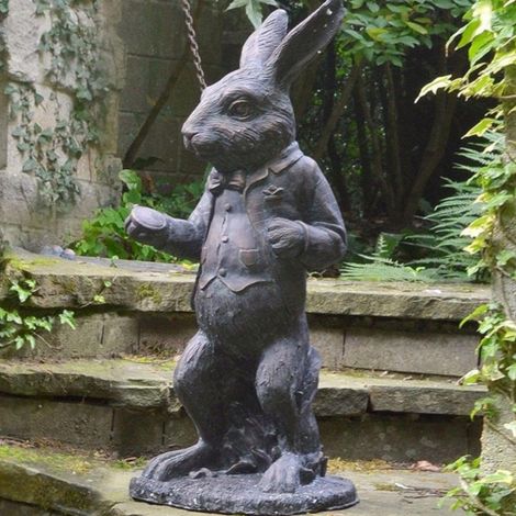 Alice im Wunderland Gartenfigur, Raupe, Kunstharzskulptur, Dekoration für drinnen und draußen, Geschenk, Art déco (1/5)